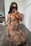 Chelsea leopard skirt