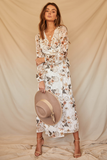 Venice Floral wrap dress