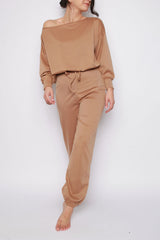 Off the shoulder top and jogger set