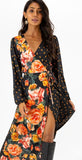 Style Cheat Multi print wrap dress