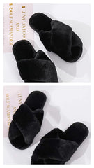 Lux Faux Fur slippers