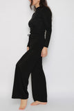 Black soft knit Co Ord